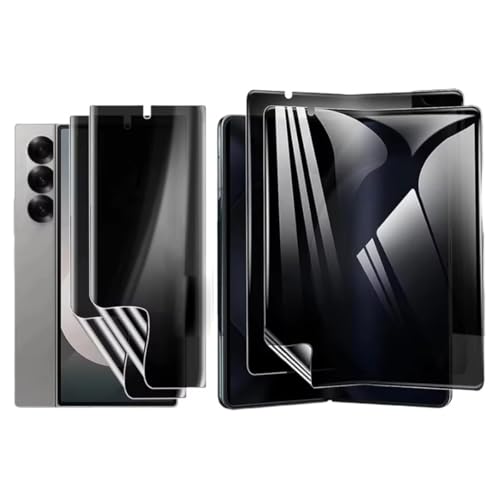 Privacy Screen Protector for Samsung Galaxy Z Fold6 / Fold 6 5G, [Anti-Spy] High-sensitivity Soft Hydrogel Film [Not Tempered Glass]