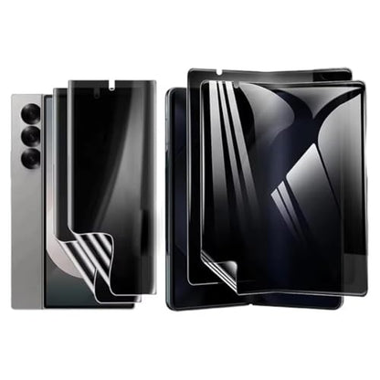 Privacy Screen Protector for Samsung Galaxy Z Fold6 / Fold 6 5G, [Anti-Spy] High-sensitivity Soft Hydrogel Film [Not Tempered Glass]