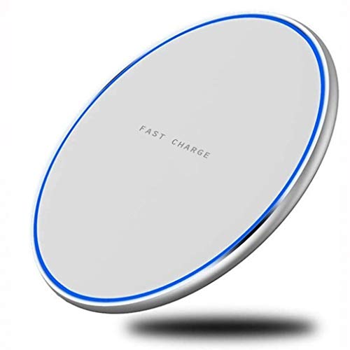 15W Wireless Charger Fast Charging Pad Slim for V60, V50S, V50 ThinQ 5G - Quick Charge White Compatible with LG V60, V50S, V50 ThinQ 5G