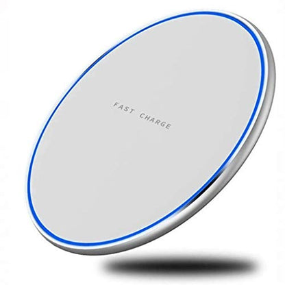 15W Wireless Charger Fast Charging Pad Slim for V60, V50S, V50 ThinQ 5G - Quick Charge White Compatible with LG V60, V50S, V50 ThinQ 5G