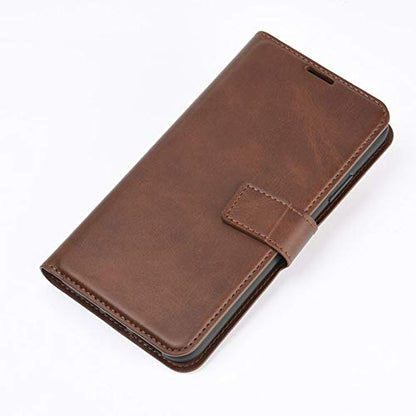 Flip Case for Motorola One 5G UW Ace Wallet Leather Magnetic Protective Cellphone Case for Moto One 5G Ace 2021 / Moto G 5G Folio Book Cover & Stand (Brown) - color: Brown
