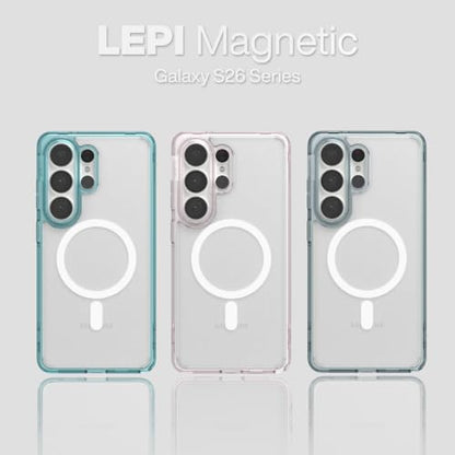 PLES | LEPI Air Layer Magnetic, Compatible with Galaxy S26 Ultra, MagSafe, Wireless Charging, Clear, Military Grade Shockproof, Anti-Yellowing, Anti-Scratch - color: Neo Mintlake, size: S26 Ultra