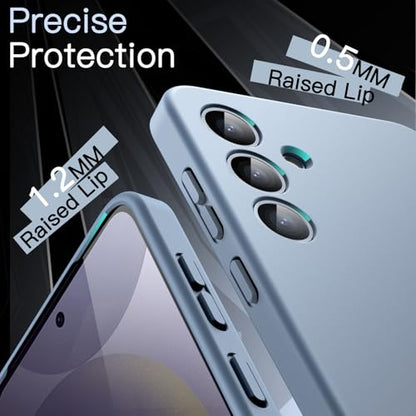 JETech Slim Case for Samsung Galaxy S24, Sapphire Blue | Camera Lens Protection, Soft TPU Design, Matte Finish, Shockproof Protection - color: Sapphire Blue, size: S24