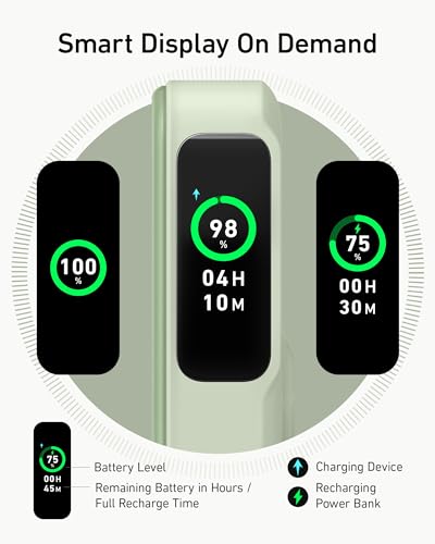 Anker MagGo Power Bank, 10,000mAh Qi2-Certified 15W Max Portable Charger | Fast MagSafe-Compatible Battery Pack, Smart Display, Foldable Stand, for iPhone 16 / 15 / 14 / 13 Only (USB-C Cable Included) - color: Green