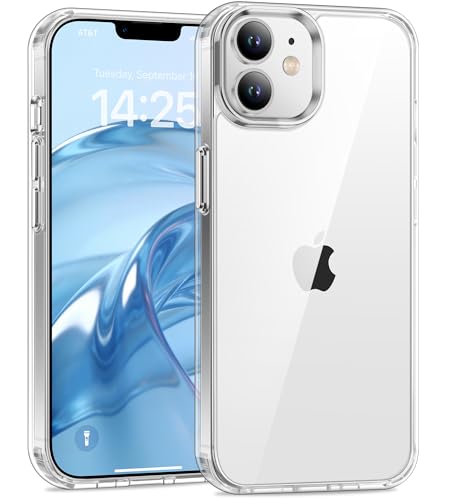 USLAI Case for iPhone 12 Mini, Anti-Yellowing, Crystal Clear Back, Shockproof & Military‑Grade Drop Protection - Transparent - color: Clear, size: iPhone 12 Mini
