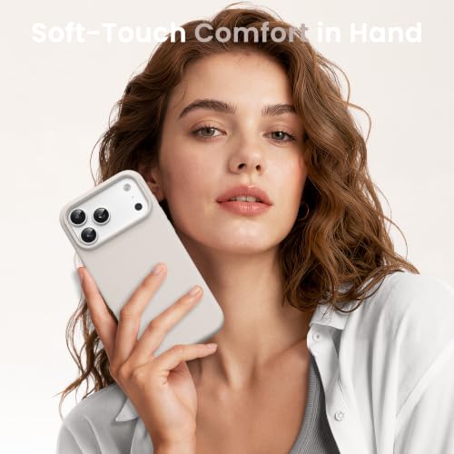 GONEZ Magnetic for iPhone 17 Pro Case, Silicone Cover Stone - color: A-Stone, size: Iphone 17 Pro