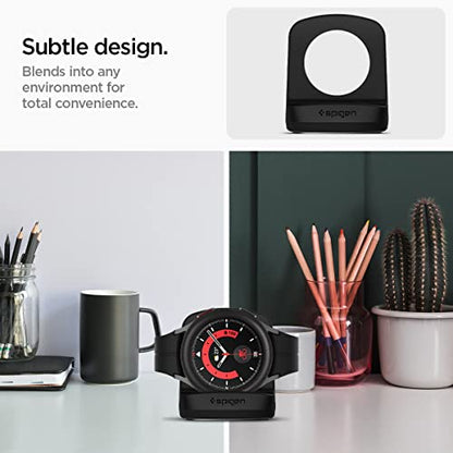 Spigen for Samsung Galaxy Watch Charger Stand, Durable TPU Non-Slip Base