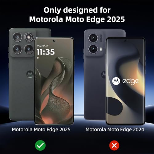 3 Pack Screen Protector for Motorola Edge 2025, Premium Soft TPU (Not Glass), Self-Healing, Full Coverage, Touch Sensitive, Bubble Free, HD Clear Screen Protector for Moto Edge 2025