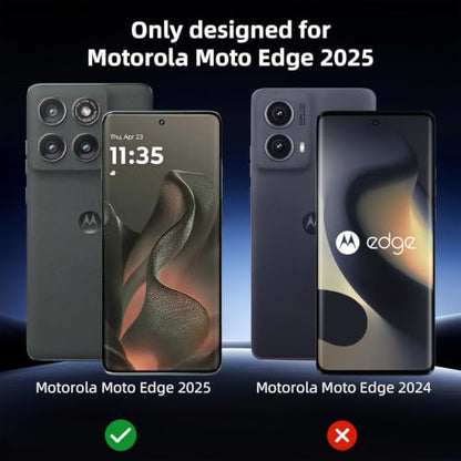 3 Pack Screen Protector for Motorola Edge 2025, Premium Soft TPU (Not Glass), Self-Healing, Full Coverage, Touch Sensitive, Bubble Free, HD Clear Screen Protector for Moto Edge 2025