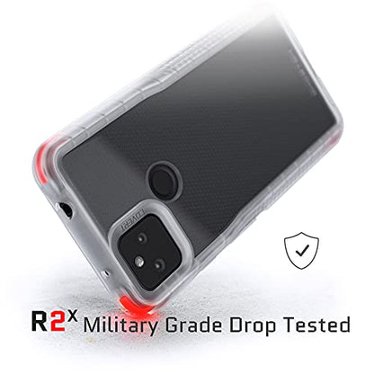 Ghostek Covert Clear Pixel 5a Case with Super Slim Fit Design and Secure Hand Grip Tough Shockproof Heavy Duty Protection Wireless Charging Compatible Cover for 2021 Google Pixel 5a (6.2 Inch) (Clear) - color: Clear, size: Pixel 5a