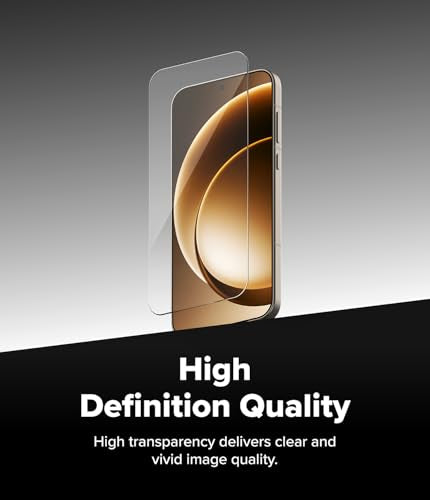 Ringke for OnePlus 15 Screen Protector [Easy Slide, 2 Pack] | Easy Installation with Alignment Tool, Case Friendly Premium 9H Hardness Tempered Glass