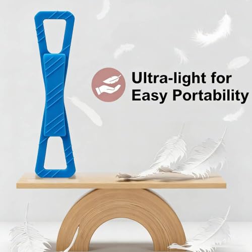 2 Pack Universal Tablet Hand Silicone Strap, Security Hand-Strap for 7-12" Kindle eReaders///Kobo/iPad Pro/Air/Lenovo/Galaxy Tab, Lightweight Black High-Elasticity Finger Grip Holder, Blue - color: Blue