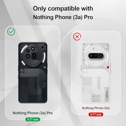 Silicone Case for Nothing Phone 3A Pro, Blue | Soft Silicone Silky Touch Easy Clean, Shockproof Slim Phone Cover, Upgraded Camera Protection, Anti-Scratch Microfiber Lining - color: Blue, size: Nothing Phone 3A Pro