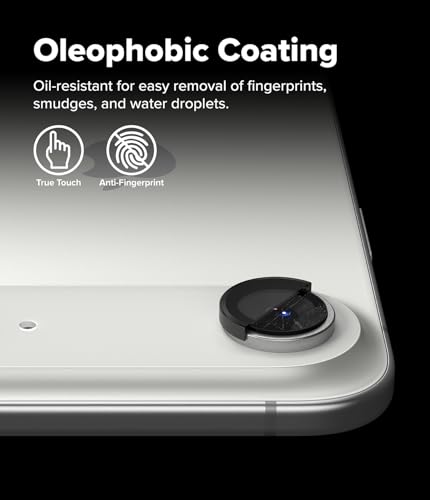 Ringke for iPhone Air Camera Lens Protector [Camera Lens Frame Glass Black] - size: iPhone Air