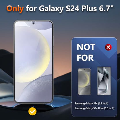 28 ° Matte Privacy TPU Screen Protector for Samsung Galaxy S24 Plus - size: Samsung Galaxy S24 Plus