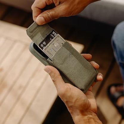 Peak Design Mobile Stand Wallet, Eclipse, Slim Profile, On-Demand Stand, Weatherproof Nylon Fabric, Connects to Mobile Cases, MagSafe Compatible, for iPhone, Samsung and Google Phones - color: Eclipse