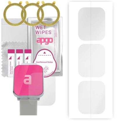 apgo 3x Hydrogel Ultra-Clear Screen Protector for GlacierX Rhea, Hydrogel Film, Flexible, Soft TPU with positioning layer easy installation