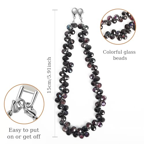 Phone Charm Detachable Metal Cellphone Wrist Strap for Women Girls, Cell Phone Lanyard - color: Bb-black
