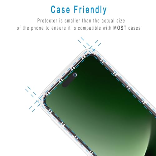 2 Pack Privacy Screen Protector for iPhone 15 Plus 6.7 Inch - size: iPhone 15 Plus 6.7-inch
