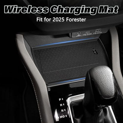 Wireless Charging Protective Mat Compatible with 2025 Subaru Forester