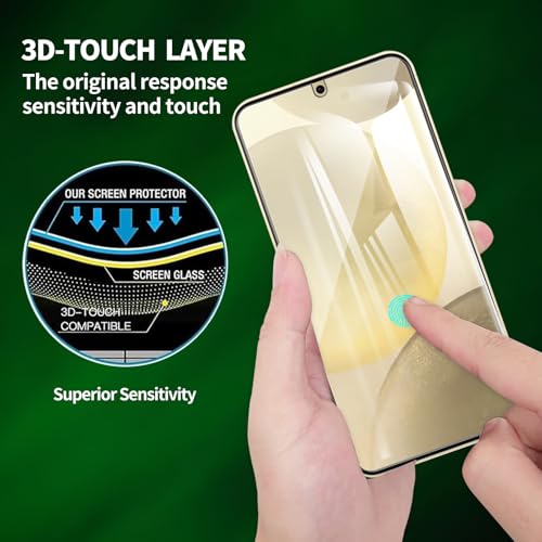 2 Pack for Samsung Galaxy s25 Screen Protector, Tempered-Glass, Micro-curved Edges, Case Friendly, Bubble Free, HD Clear, Easy Installation - size: Galaxy s25