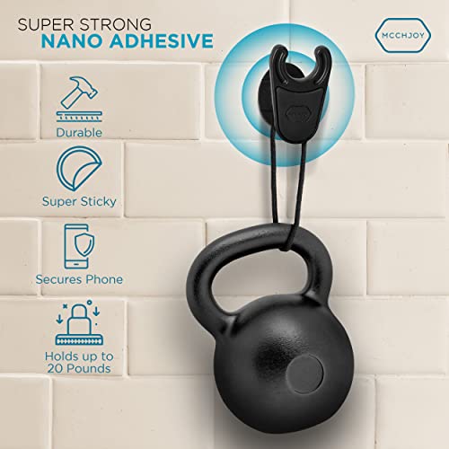Desk/Wall Mount for PopSockets (2-Pack) – Strong Adhesive Phone Holder for Desk, Wall, Mirror (Not for Car) – Adjustable Angle, Compatible with All sockets - style: Wall Mount
