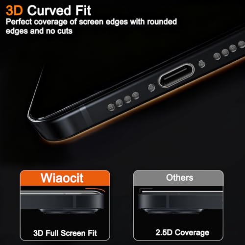 Wiaocit Tempered Glass Screen Protector for iPhone 14 Plus - size: iPhone 14 Plus-6.7 Inch