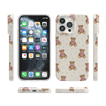 Casely iPhone 14 Pro Case | Cuddle Up | Teddy Bear | Compatible with MagSafe | Classic Ultra Slim Design - color: Cuddle Up | Teddy Bear, size: iPhone 14 Pro