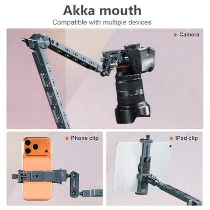 Heavy Duty Magic Arm, Desktop Overhead Mount, 5kg Weight Capacity