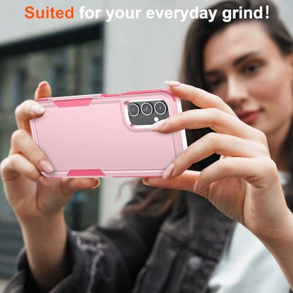 zapica Designed for Samsung Galaxy A14 5G Case, Light Pink | Military Grade Drop Protection, Dual Layer Structure Design, Heavy Duty Shockproof Non-Slip Phone Cover - color: Light Pink, size: Samsung Galaxy A14 5G 6.6''