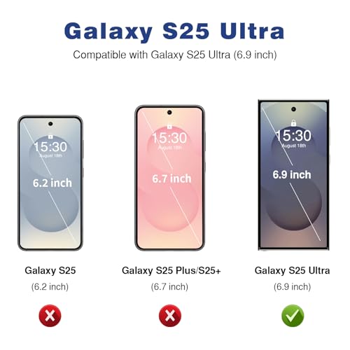 ACANDYA for Samsung Galaxy S25 Ultra Case Wallet Clear with Card Holder Protective Shockproof Anti-Scratch Anti-Yellow Heavy Duty Protection Cover for Samsung Galaxy S25 Ultra Transparent - size: for Galaxy S25 Ultra