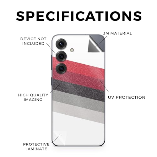 Glossy Glitter Phone Skin Compatible with Samsung Galaxy S25 - Slant Stripes - Premium 3M Vinyl Protective Wrap Decal Cover - Easy to Apply | Crafted in The USA by MightySkins - color: Slant Stripes, size: Galaxy S25 (Full Wrap), style: Glossy Glitter Fin