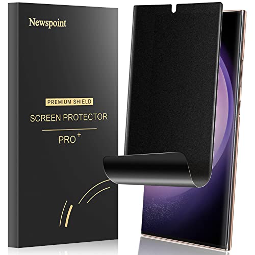 Galaxy S23 Ultra Matte Privacy Screen Protector, [Case Friendly] [Support Fingerprint Unlock] Flexible TPU Film for Samsung Galaxy S23 Ultra 5G, Anti-Scratch, Touch Sensitive - size: for Samsung Galaxy S23 Ultra