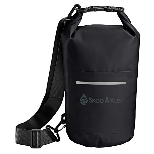 Skog Å Kust DrySak Roll Top Waterproof Bag, 5, 10 & 20 Liter - color: Black, size: 5 Liter