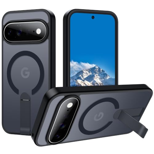 for Pixel-11 Case/Pixel-11-Pro Case, Durable Metal Stand, Black - color: Black, size: Pixel 11/11 Pro 6.3"