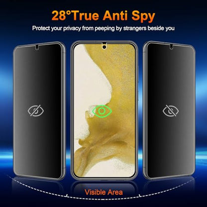 2 Pack for Samsung Galaxy S22 Anti-Glare Matte Privacy Screen Protector 6.2 inch, Smooth and Responsive Touch Flexible EPU Film, [Support Fingerprint Unlock] [Self-Healing] [Not Glass] - size: Samsung Galaxy S22