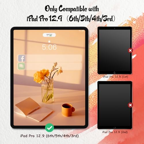 KCT 2 Pack Paperfeel Screen Protector for iPad Pro 12.9 Inch (2022-2018)