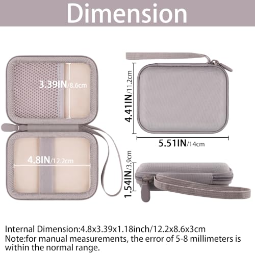 khanka Case for INIU Ultra Mini 10000mAh 45W Fast Charging Power Bank,Beige - color: beige