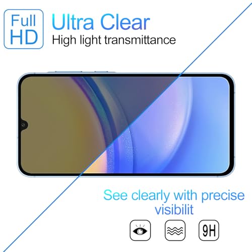 3 Pack Privacy Screen Protector for Samsung Galaxy A15 5G - color: Samsung Galaxy A15