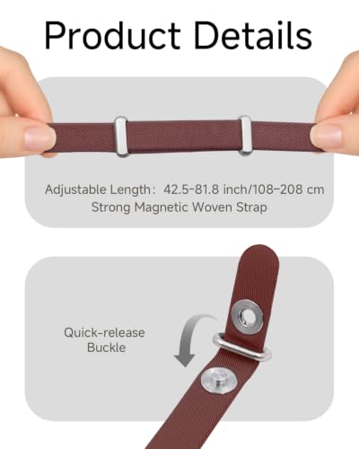 Crossbody Strap Compatible with iPhone 17/Air/Pro/Max Phone Cases & Other Device with Dual Lanyard Holes (Sienna) - color: Sienna