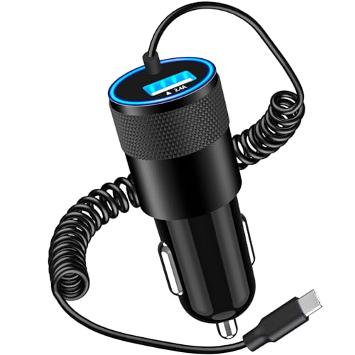 Apple MFi Certified iPhone 17 Car Charger Fast Charging, USB-C Car Charger - size: 5.5FT