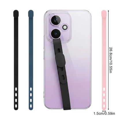 Ymapinc 3Pcs Silicone Phone Strap Grip Holder