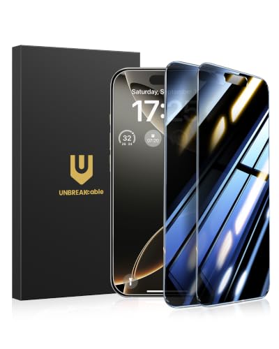 UNBREAKcable Privacy Screen Protector for iPhone 16 Pro Max, 2-Pack - size: iPhone 16 Pro Max