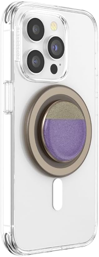 PopSockets Phone Grip for MagSafe, Magnetic Holder- Lavender - color: Lavender Stone, style: MagSafe