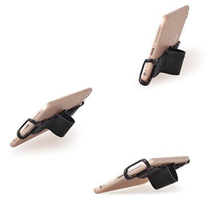 TFY Security Leather Hand Strap Holder for Smartphones - color: Hand-strap with Holder