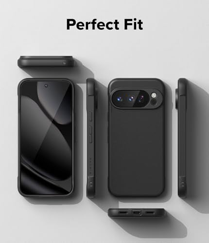 Ringke Onyx Designed for Google Pixel 10 Pro XL Case [Compatible with MagSafe and Pixelsnap] Oil & Dirt Resistant Enhanced Grip Non-Slip Texture Lightweight Cover - Magnetic Black - color: Magnetic Black, size: Pixel 10 Pro XL