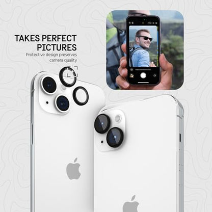 Pelican iPhone 15/iPhone 15 Plus Camera Lens Protector - Black - size: iPhone 15 / iPhone 15 Plus