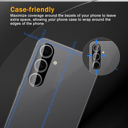3 Pack Camera Lens Protector for Samsung Galaxy S24 Fe - size: Galaxy S24 Fe
