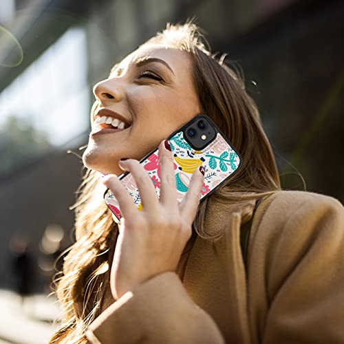 HAOPINSH for iPhone 11 Wallet Case with Card Holder, Summer Fruits Pattern Back Flip Folio PU Leather Kickstand Card Slots Case for Women Girls, Double Magnetic Clasp Shockproof Cover 6.1" - color: Summer Fruits