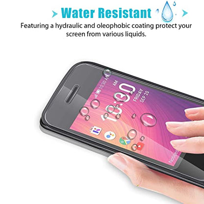 Zeking [4 Pack] Designed for Alcatel Go Flip 4 / TCL Flip Pro Screen Protector (PET), [HD Clarity] Case Friendly Anti-scratch, High Definition Clear Shield (PET)